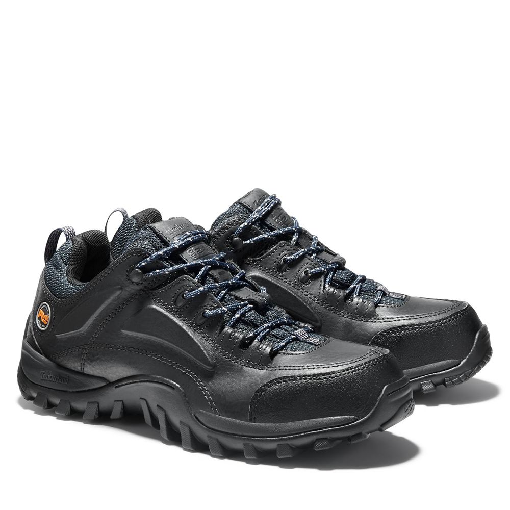 Timberland Mens Work Shoes PRO® Mudsill Steel Toe - Black - India YD2647358